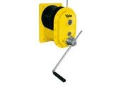 Manual wire rope winch with worm gear drive model MWS