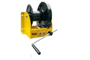 Manual wire rope winch with worm gear drive model MWW