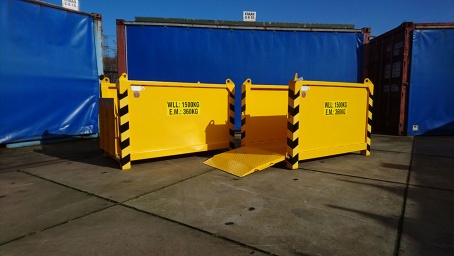 Material handling boxes