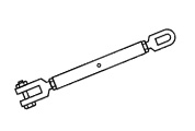 Turnbuckles TR series jaw - oval eye