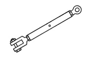 Turnbuckles TR series jaw - stud eye