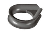  K2-B Heavy duty Stub-end Thimble reinforced