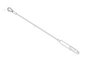 Horizontale kabel vanglijn met valdemper in aluminium behuizing AZ-800