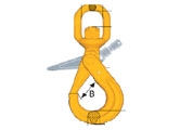 Swivel safety hook BKL