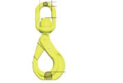 Swivel safety hook BKLK with ball-bearing