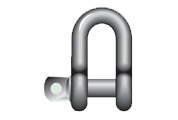 dee shackle with screw pin R-7821