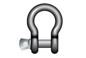 bow shackles with screw collar pin G-3161