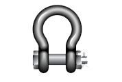 bow shackles with safety pin, G-3163
